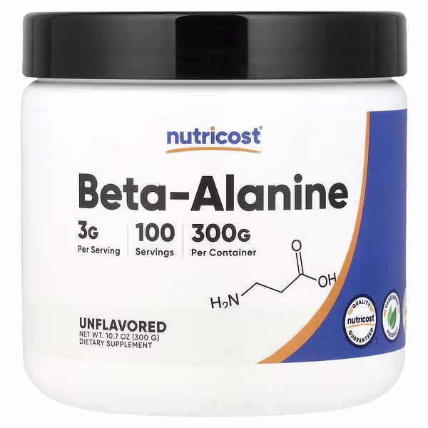 Nutricost, Beta Alanine, Unflavored (300 g)