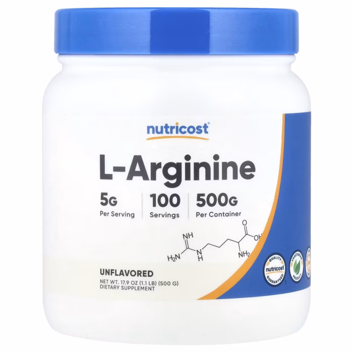 Nutricost, L-Arginine, Unflavored (500 g)